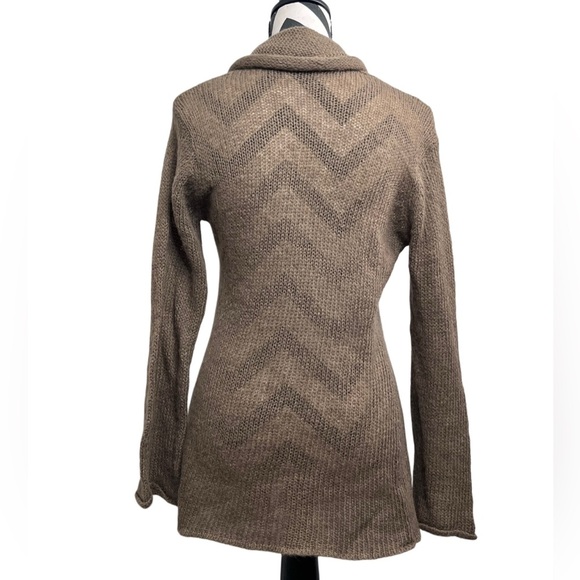 Wooden Ships Wool Mohair Open Front Forest Fairy Boho Lagenlook Cardigan - Picture 2 of 10